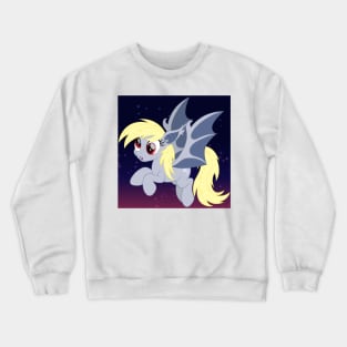 Muffins bat pony scene Crewneck Sweatshirt